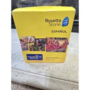 Rosetta Stone Italian Level 1-5 Italiano Language CD PC Set No Headphones